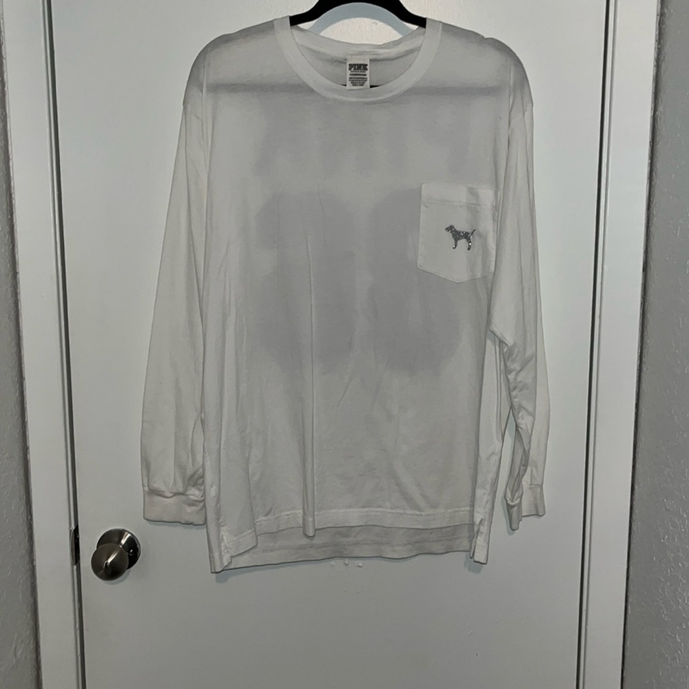 Victoria Secret Pink long sleeve Bling shirt